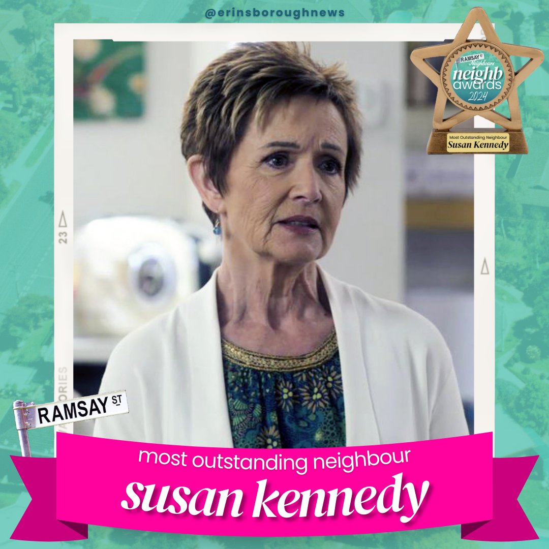 TheNeighbAwards's tweet photo. 🏆 THE NEIGHBAWARD FOR MOST OUTSTANDING NEIGHBOUR GOES TO…

🩷 SUSAN KENNEDY🩷 

#Neighbours #NeighbAwards2024 #NeighbAwards https://t.co/itN3cCN0tj