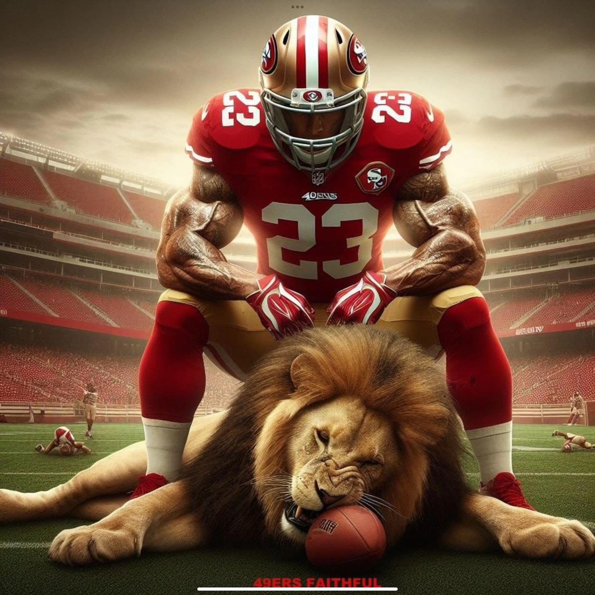 Congrats to the <a href="/49ers/">San Francisco 49ers</a>. One more to go! #49ers #49ersfaithful