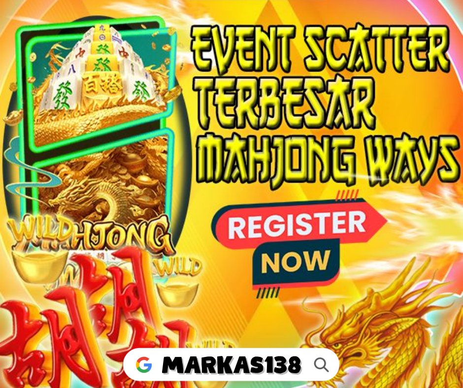 Markas_138's tweet photo. Event Free Wild Menang Makin Besar Hanya di @Markas_138 
Rasakan Wild nya dengan Bermain Game Mahjong Ways di 𝗠𝗔𝐑𝐊𝐀𝐒𝟏𝟑𝟴 
𝐖𝐄𝐁 𝐑𝐄𝐊𝐎𝐌𝐄𝐍𝐃𝐀𝐒𝐈 𝐀𝐌𝐀𝐍 𝐓𝐄𝐑𝐏𝐄𝐑𝐂𝐀𝐘𝐀
📷LINK DAFTAR : https://t.co/sTtTMX1R0N https://t.co/LrWpGiIiTM