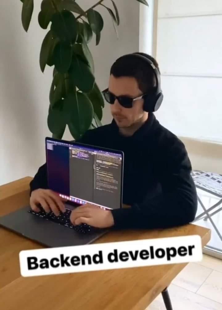 I always had the feeling, devs are weird 😂