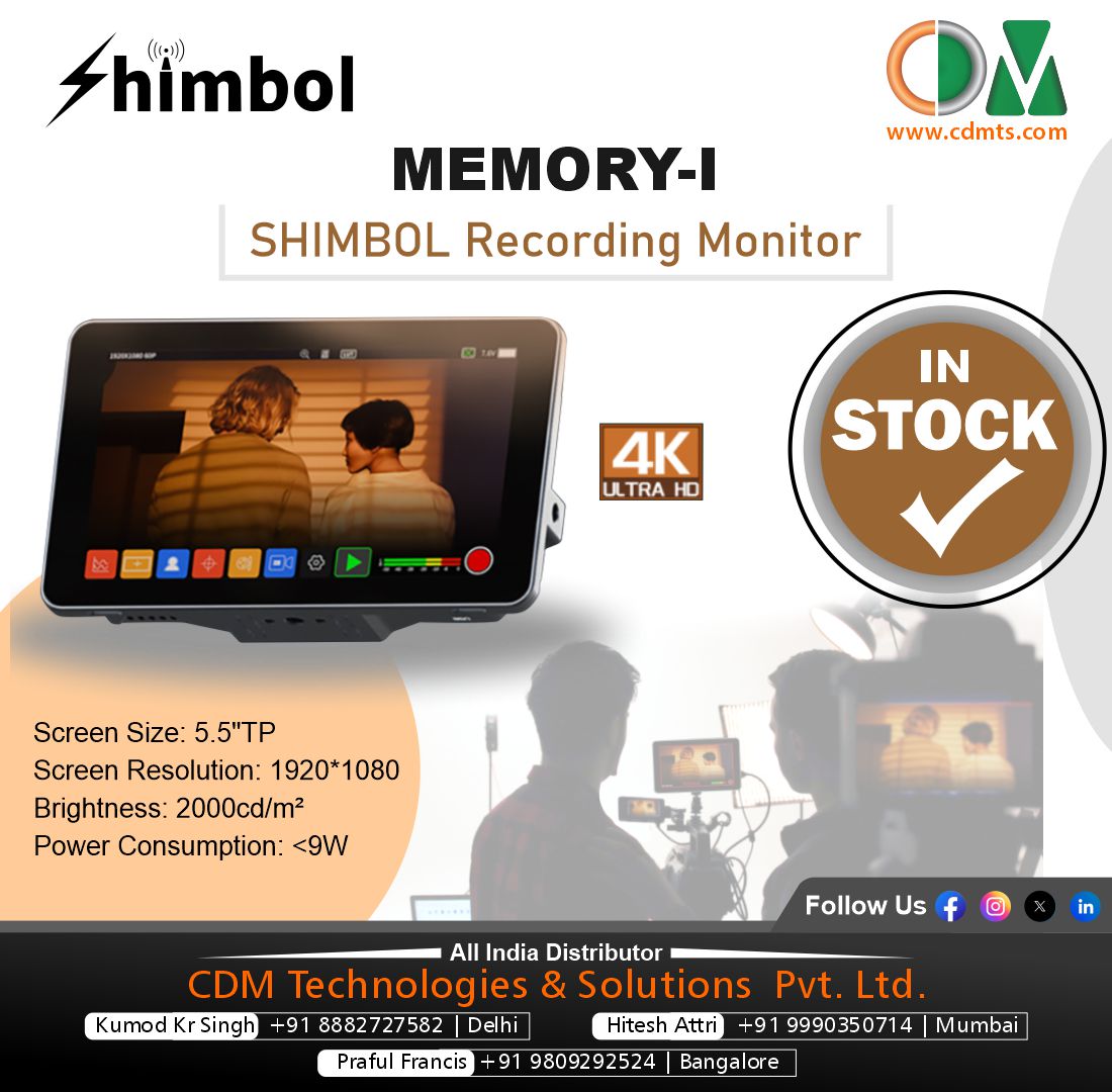 CDMTS's tweet image. MEMORY Ⅰ - SHIMBOL Recording Monitor
Screen Size: 5.5"TP
Screen Resolution: 1920*1080
Brightness: 2000cd/m²
Power Consumption: &amp;lt;9W
#4KHDMI #HDMI #recording #buynow #HD #shimbol #Sdi #uvc #hd #wireless #Transmitters #transmitter #transmission #wirelesstransmitter