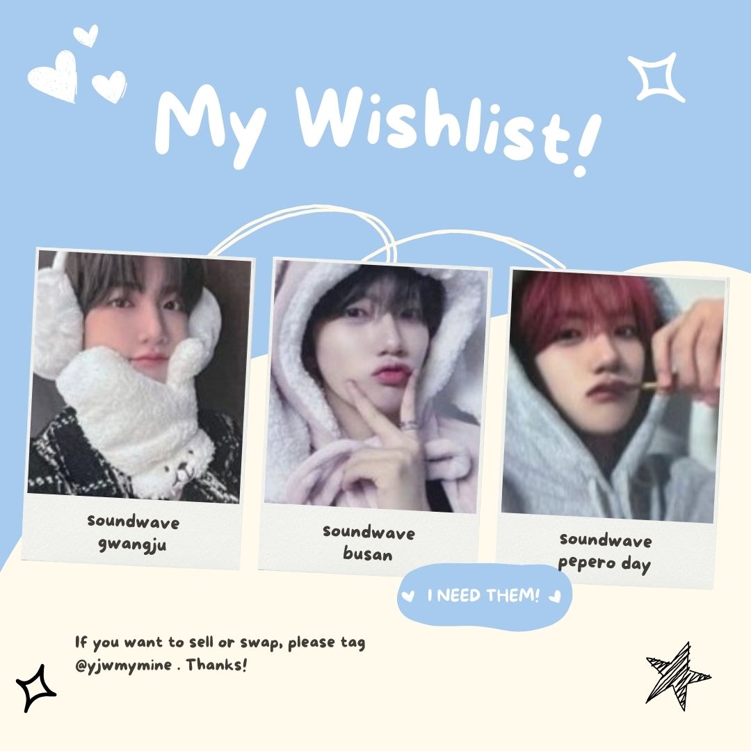 yjwmymine's tweet image. 🖇️𖥻 my wishlist ʕっ•ᴥ•ʔっ

𖤐ˊ wtb Isa stayc in chicago, appmus stereo, meong, sw teenfresh, sg24, sw starriver, teddy bear digipack
𖤐ˊ wtb leeseo sw r1 mine
𖤐ˊ wtb wony tuspi pob sg23
𖤐ˊ wtb wonjin sw gwangju, sw busan, sw pepero

(not in rush!!)
please dm/mention me ‹𝟹