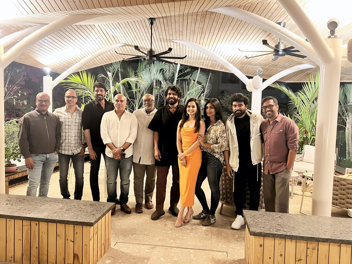 Sankranthi Blockbuster #NaaSaamiRanga special success party ❤️ Extending heartfelt thanks to my KING @iamnagarjuna garu, director @vijaybinni4u, Oscar Winning musician @mmkeeravaani garu, @allarinaresh garu and the entire team for giving our @SS_Screens a memorable Blockbuster.