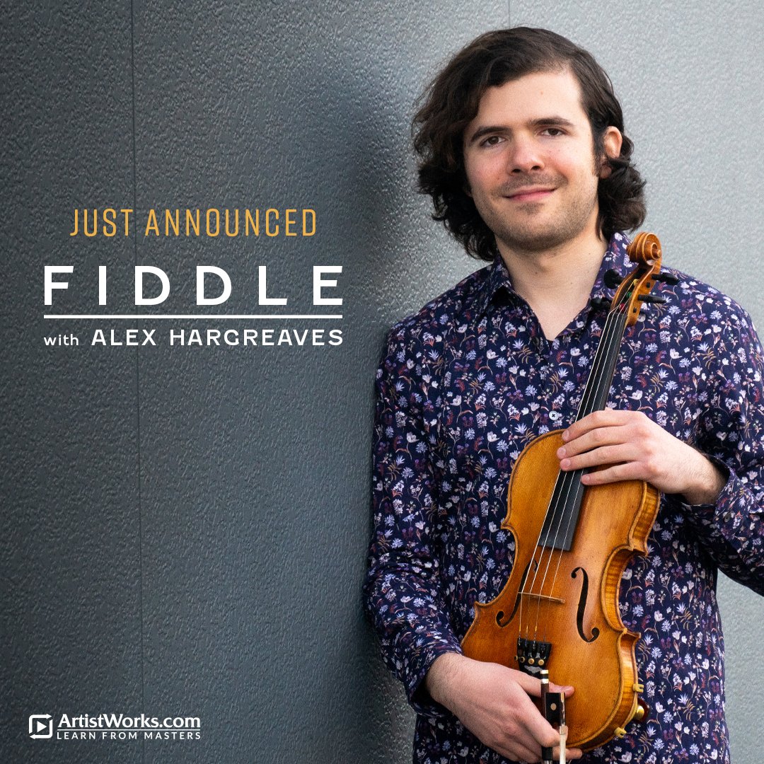 ArtistWorks's tweet photo. We are excited to announce our newest course coming in mid-March 2024, “#Fiddle with #AlexHargreaves” 🥳🎻
Click here to sign up for news updates from Alex and #ArtistWorks, exclusive presale opportunities, FREE sample #fiddlelessons, & much more: https://t.co/MYWTQ7mHxP https://t.co/dGLcURIKxW