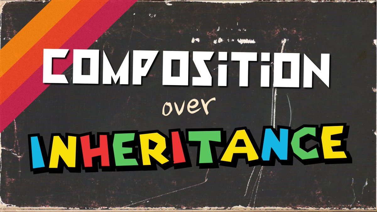 We can learn a lot about Software Development by playing retro games. Explore what Composition, Inheritance and what Composition over Inheritance means with a little help from our 8-bit friends! Hope you enjoy.