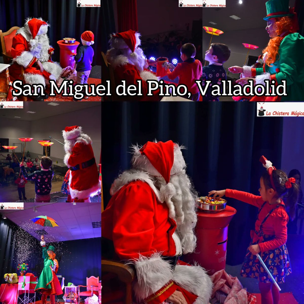 San Miguel del Pino provincia de Valladolid.
La Magia de Papá Noel una actividad con taller de magia +Espectáculo de magia +disco para peques. 
Muchas gracias por confiar en LA CHISTERA MÁGICA. 
♣️♦️♠️
#lachisteramagica #academiademagia #sanmigueldelpino #provinciadevalladolid