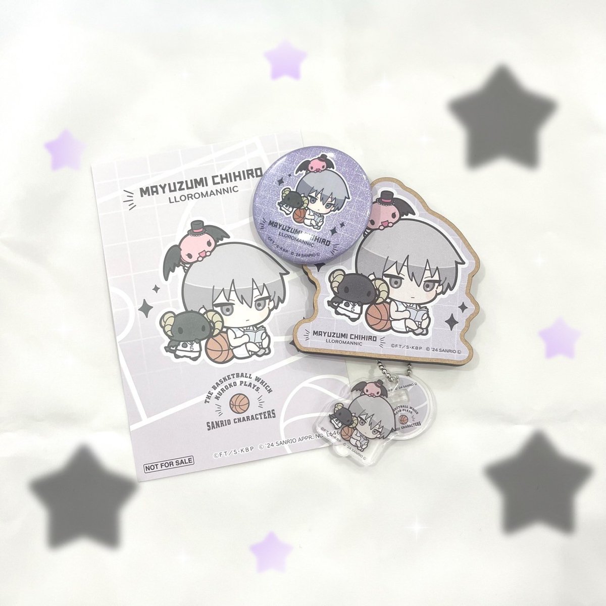 🏀黒子のバスケ(@kurobasanime)×サンリオキャラクターズ🎀】 黛千尋は