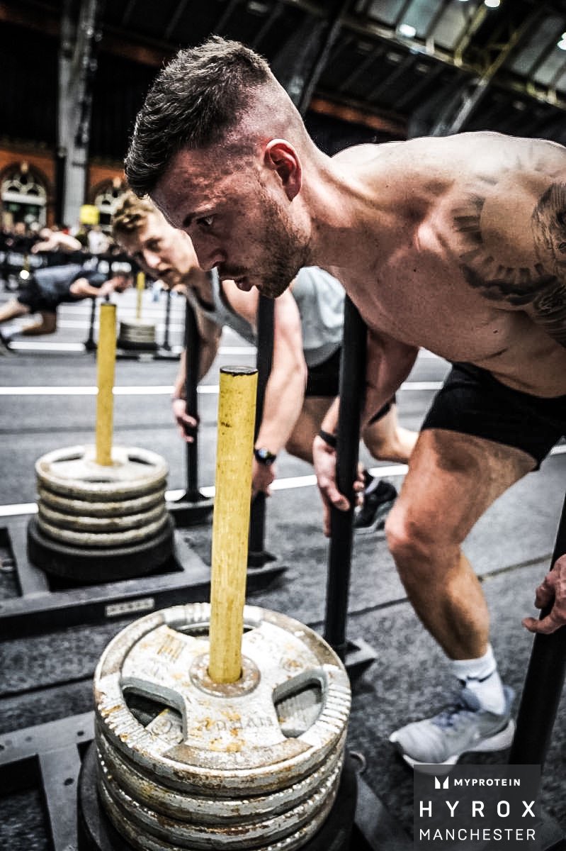 First solo hyrox ticked off on Saturday and the doms are serious today. 😩 
Back to it this morning 🏋🏻‍♂️