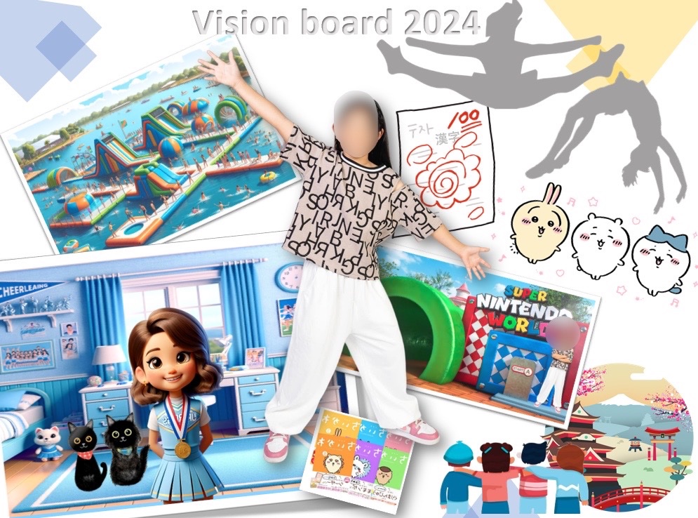 ChatGPTを駆使して
娘のビジョンボード
作らしたら
さくっとできた
