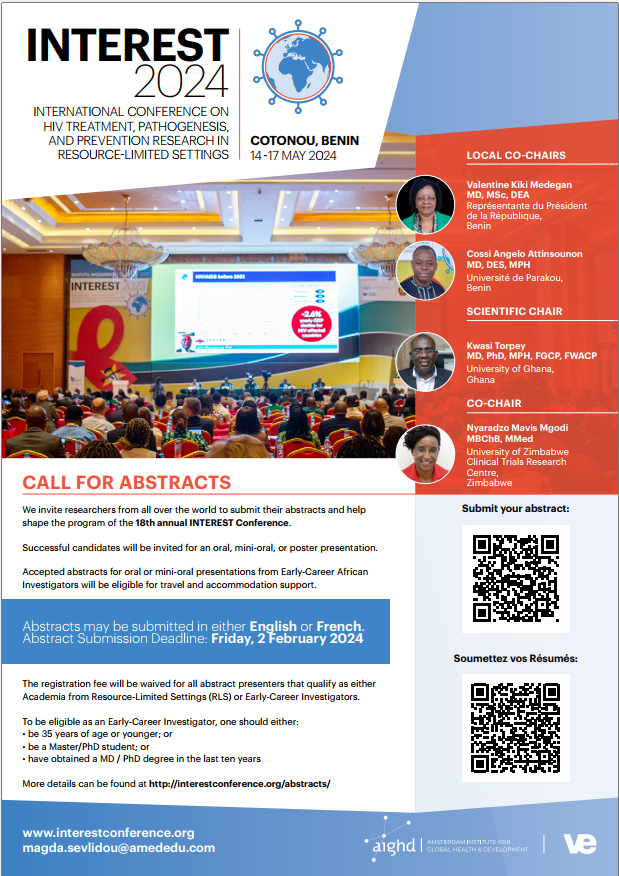 thrive360_Zed's tweet photo. @INTERESTconf connects scientists, researchers, practitioners and advocacy networks with one another. Submit an abstract for the conference today via the link https://t.co/iHODLG88ip. Deadline for abstract submission is 2nd February 2024.

#INTERST2024 #FHI360Zambia. https://t.co/qCEXQO1PPb