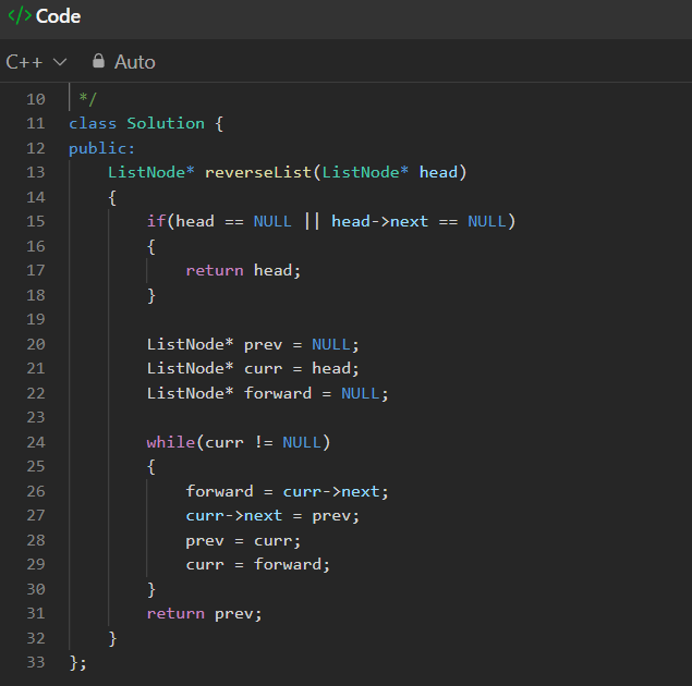 codewithjerry0's tweet photo. Day 19 of #100DaysOfCode       

DSA ->  19. Reverse Linked List
  
C++ Easy Solution  with notes #DSA #LinkedList  #EasySolution #codewithjerry0 #lovebabbar

@lovebabbar3 https://t.co/g9Zc9DJhDq