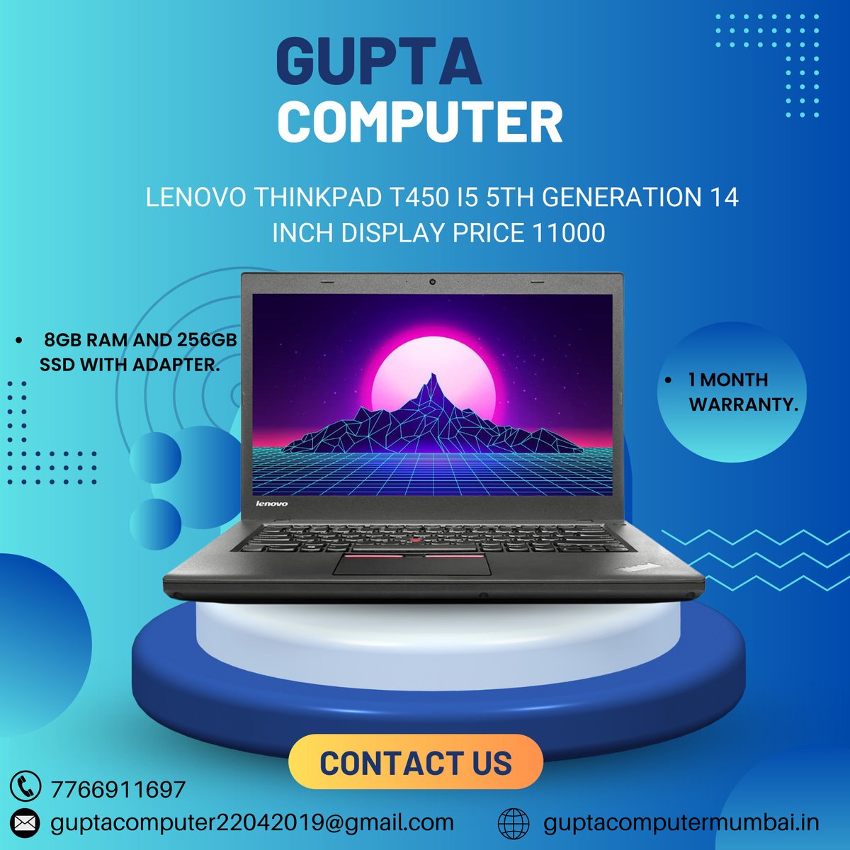 computer_g41908's tweet image. 📞7766911697

📧guptacomputer22042019@gmail.com

🌐 guptacomputermumbai.in

Gupta Computer Laptop

DELL latitude E5470
.
.
.
.
#DellLatitudeE5470
#BusinessLaptop
#ProductivityTool
#WorkplaceCompanion
#EfficientPerformance
#ProfessionalDevice
#ReliableTech
#LaptopPowerhouse