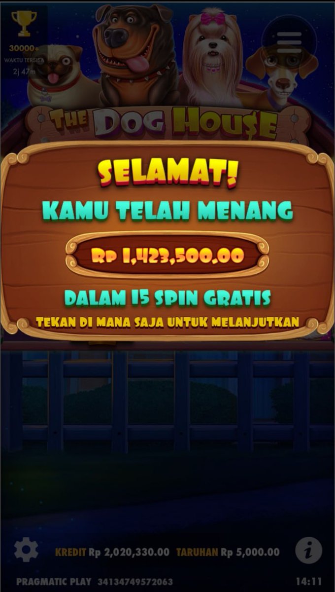 Scatter78VIP's tweet photo. DOG HOUSE GUYS DEPO 500K MAXWIN 1,4 JUTAAN ENAK BANGET ! SCATTER78 MEMANG GACOR! 

👉Deposit Hanya 10rb
🔗Link 1 : https://t.co/Kx05gxJjFC
🔗Link 2 : https://t.co/odvmmhNr5H 
🔗Link 3 : https://t.co/N1gl2kFPsa

#Scatter78 #slot #slotgacor #slotonline #slotpragmatic #maxwin https://t.co/UeO6vWkK7E