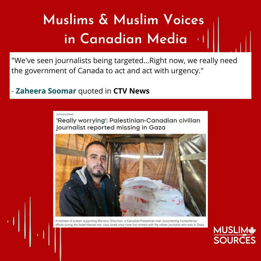 MuslimSources's tweet image. (1) Our highlights of Muslims &amp;amp; Muslim voices in Canadian media this past week!  #amplifyingMuslimvoices #cdnmedia