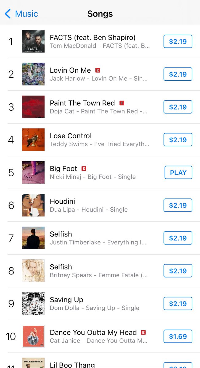 StevenMinajj's tweet photo. Mwah 💋 Australian ITunes Chart Update 🦄💓
#BIGFOOT is currently at #5 - Keep buying & streaming‼️
#NickiMinaj #PinkFriday2 #RomansReturn #Roman https://t.co/1O0F6CPKbK