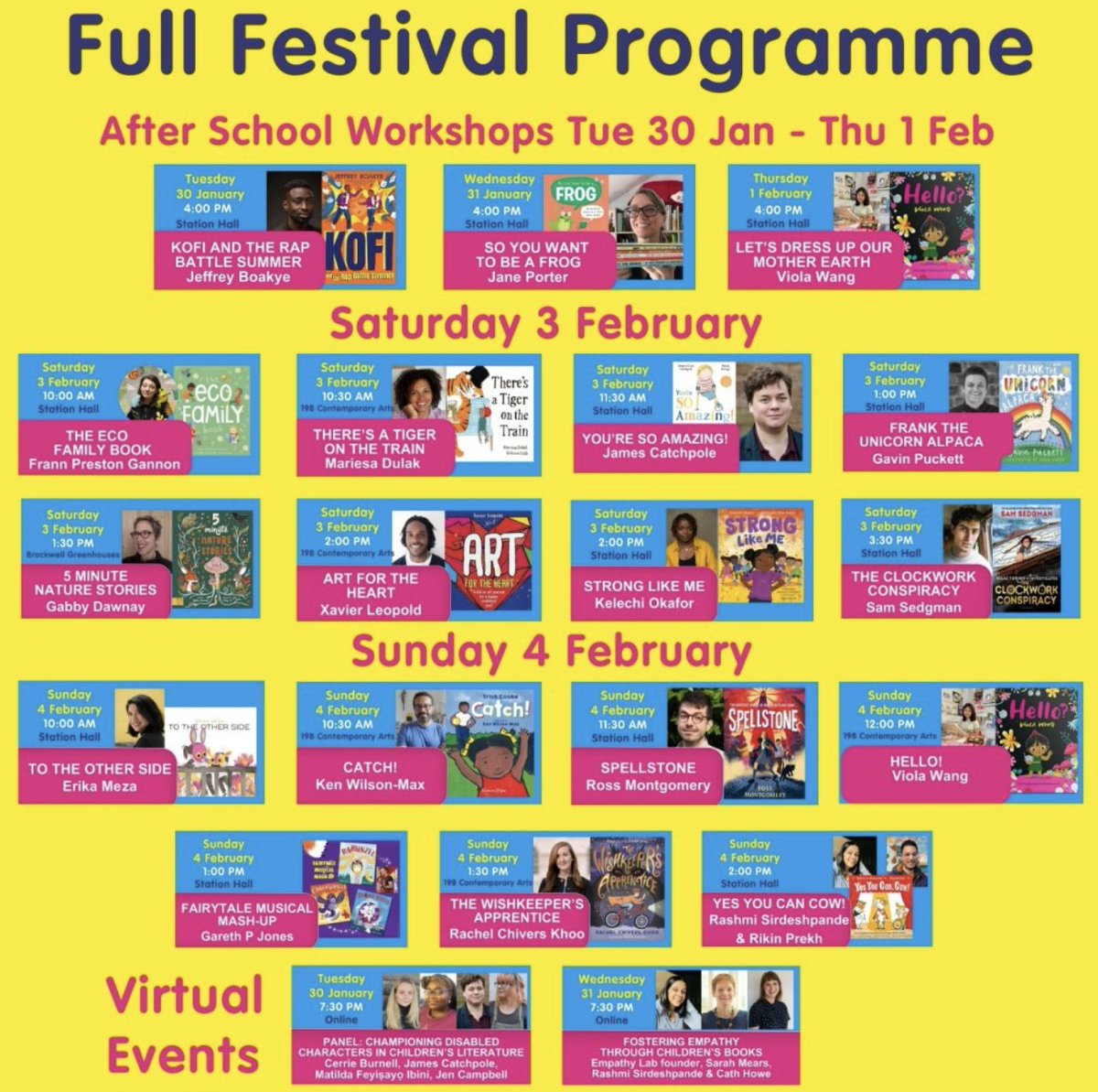 MarielleBayliss's tweet photo. Stepping Into Stories Kid Lit Fest 2024 kicks off tomorrow. #steppingintostories #kidlitfest #literaryfestival https://t.co/f5Cyk7d7eZ