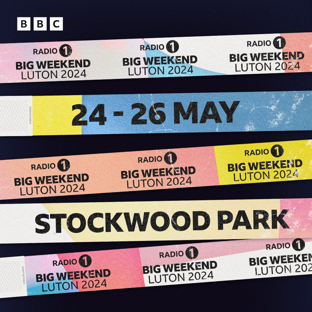 🚨ANNOUNCEMENT🚨

Radio 1's Big Weekend is coming to Luton!

24 – 26 May 2024. See you there✨