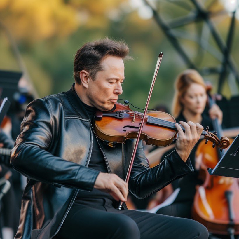 Elon Musk (Parody) on X: "I have absolutely no idea how to play the violin 😂 https://t.co/pBd3z45Wsv" / X