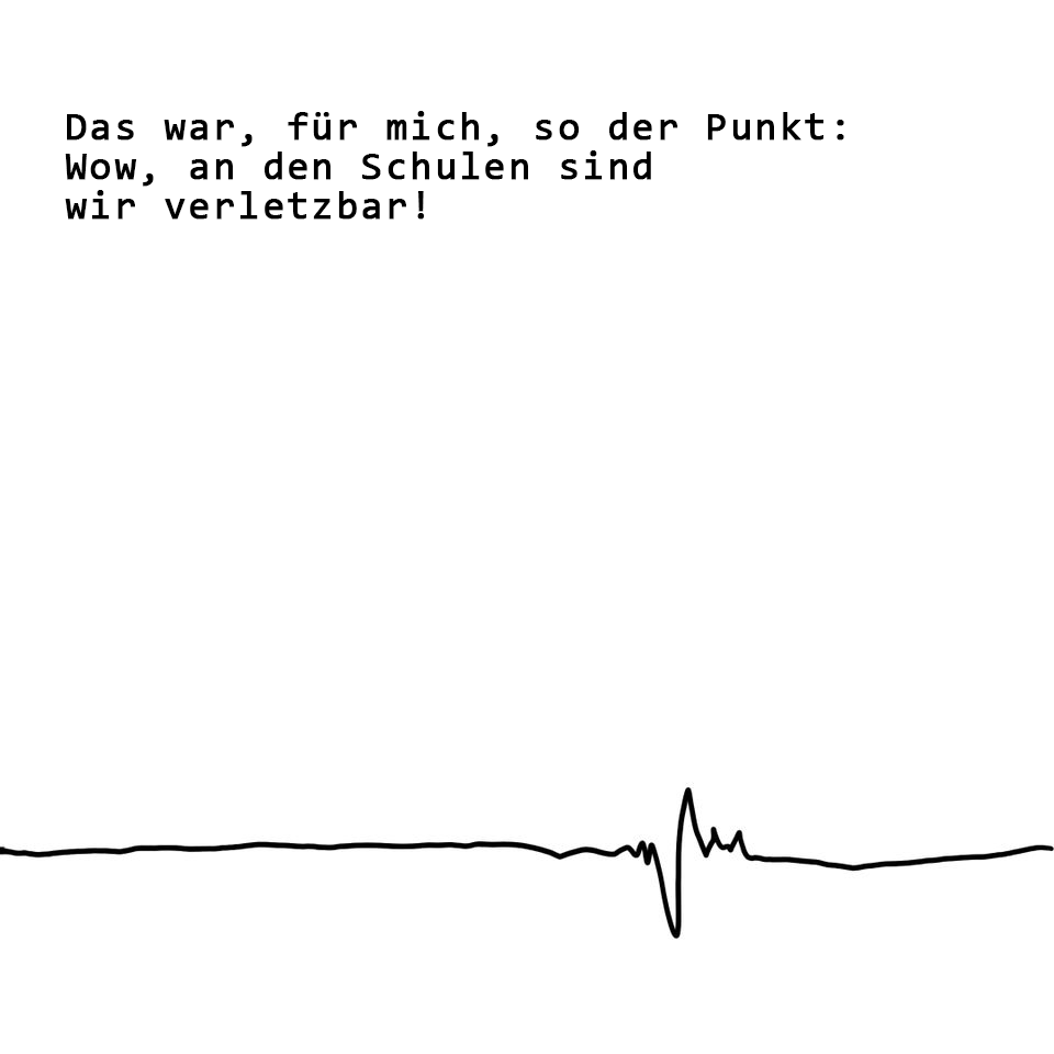 EinenAn's tweet photo. Das war, für mich, so der Punkt:
Wow, an den #Schulen sind
wir verletzbar!

Aus unserem #Bonusmaterial.

Mehr zu unserem #Dokumentarfilm AN DIESEM EINEN TAG findet Ihr unter:

https://t.co/tPYRPTowmk
https://t.co/9KuCLTyiHQ⁠

#dokumentation #film #geschichte #documentary  #doku https://t.co/XRpPmPLUzx