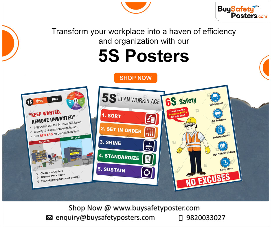 buysafetyposter's tweet photo. Revitalize your workplace with our #5SPosters – the visual key to streamlined efficiency and workplace excellence! Elevate organization and safety with every glance.

Shop Now: https://t.co/wiE8Ixl7sv
.
.
#WorkplaceSafety #OrganizedWorkplace #LeanManufacturing #VisualAids https://t.co/ydlg8Yr423