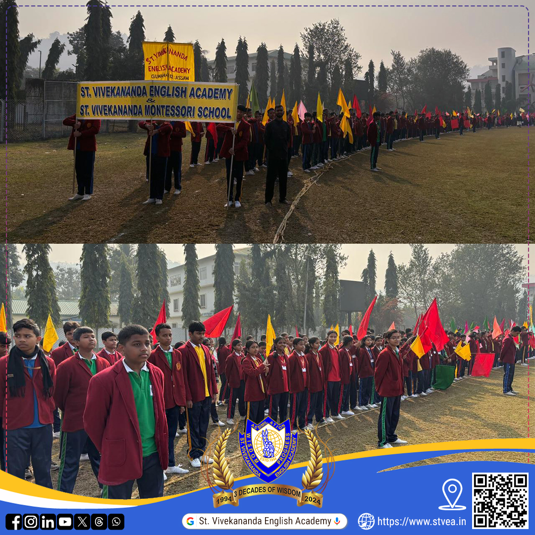 StVivekananda's tweet photo. The colours of warmth, of vibrancy, of hope, of aspirations, of Synergy.
Glimpses from the Opening Ceremony of the 28th Annual Athletic Meet, SYNERGY 2023- 24
#stvivekanandaenglishacademy #witness30 #glorytothee #svea #synergy2024 #BestSchoolinGuwahati #education #youngminds https://t.co/q6zCNQynqs