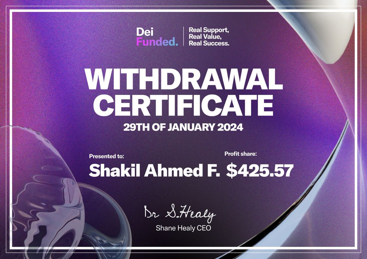 2 New payouts to start the week 😎 

Good work Paul and Shakil!