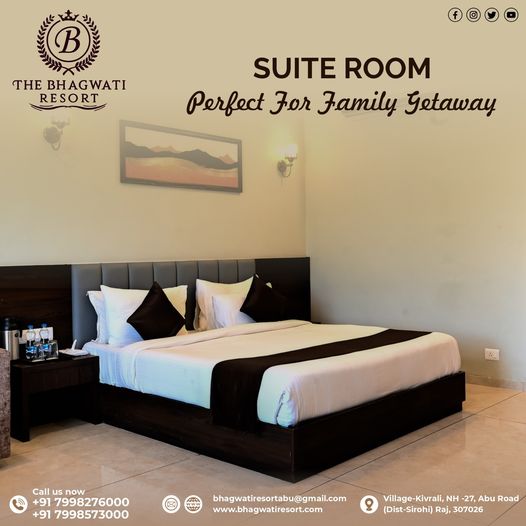 Tailored for families seeking a memorable escape, our suite room is the perfect choice.
Website :- bhagwatiresort.com
.
#thebhagwatiresort #bhagwatiresort #UnforgettableMemories #resortinmountabu #banquethallinmountabu #aburoad #mountabu #suiterooms #roomsrelax #MoreComfort