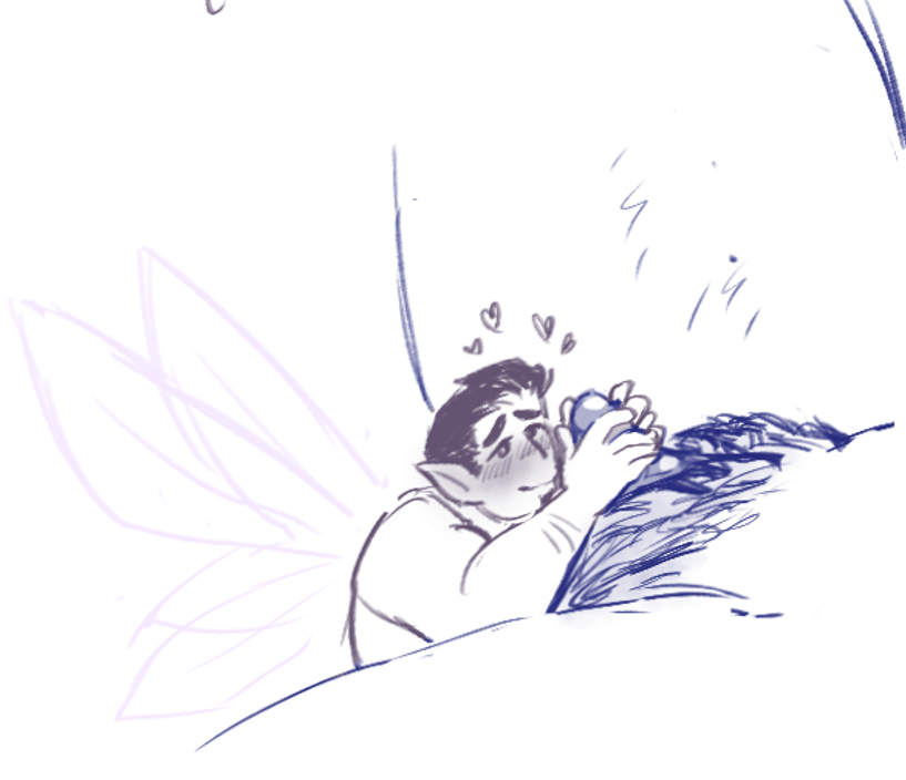 Indickgo's tweet photo. Was playing around with a D&amp;D au for my t$p boys and made Lee a fairy. I think it unlocked something in me cuz I've been drawing this guy obsessed in his human wizard friend. https://t.co/sZNpuSpasa