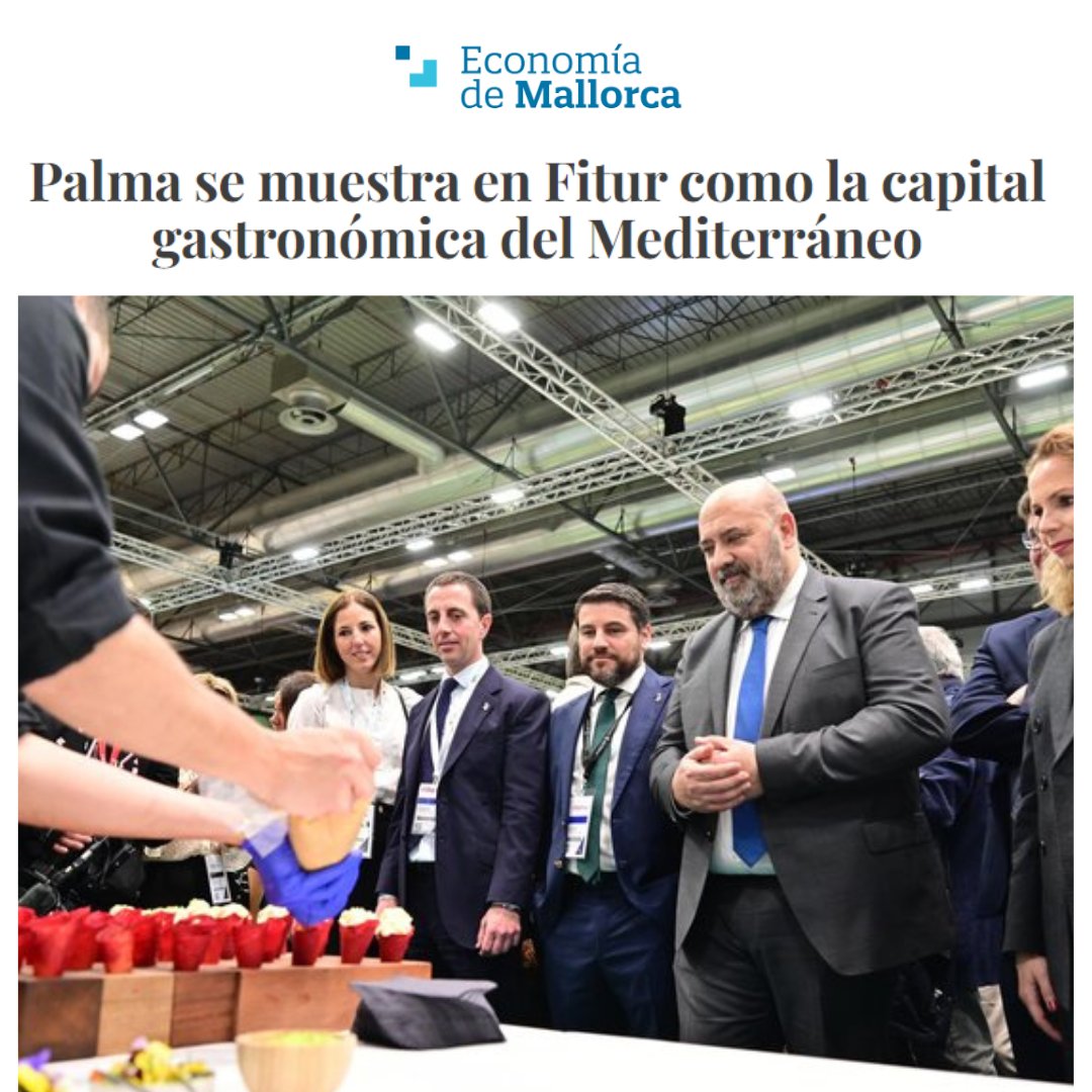 ¡Palma se corona como la capital gastronómica del Mediterráneo en Fitur! 🍽️

¡La excelencia gastronómica de Palma brilla más que nunca! ✨
