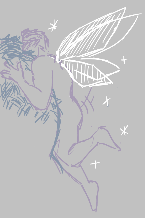 Indickgo's tweet photo. Was playing around with a D&amp;D au for my t$p boys and made Lee a fairy. I think it unlocked something in me cuz I've been drawing this guy obsessed in his human wizard friend. https://t.co/sZNpuSpasa