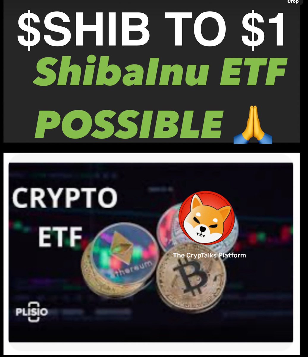 BezosCrypto's tweet image. Good Morning ‼️
I PREDICT SHIBA INU ETF 🔜🙏

$SHIB 
✅NO LONGER A MEME TOKEN
✅WILL BE A HEAVYWEIGHT COIN
✅SHIBARIUM BLOCKCHAIN ONE OF THE FASTEST TRANSACTIONS PER SECOND (TPS)😱, ATTRACTS BUILDERS
✅DEVELOPERS ARE WORKING HARD ON LOTS OF CATALYSTS, USE CASES &amp;amp; MASSIVE ADOPTION