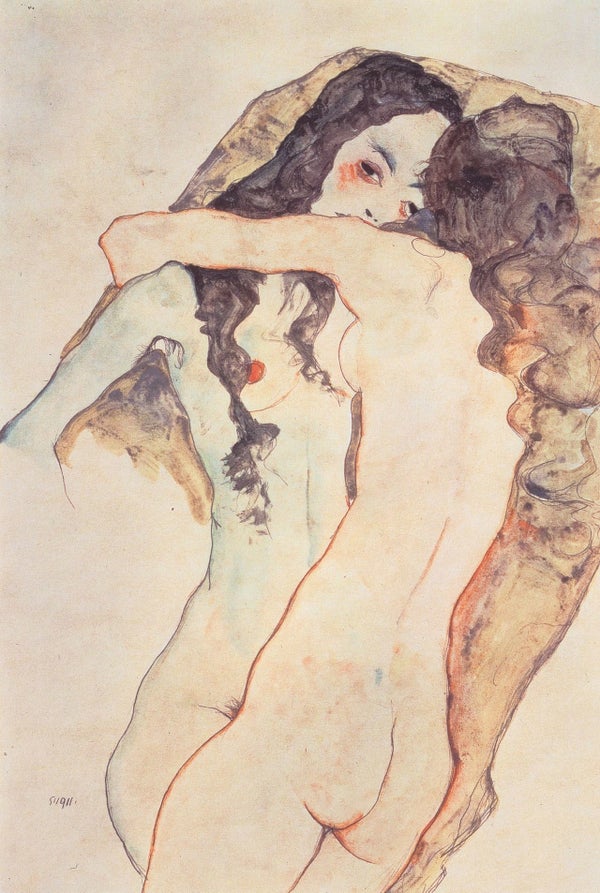 #ScusateLAmore

Two nude embracing 1911

Egon Schiele