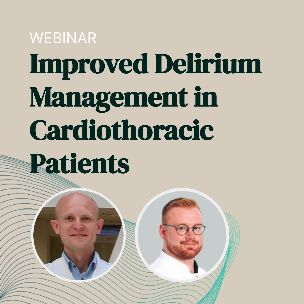 You are warmly invited to join our next webinar on Feb 21st. Dr. Frank Halfwerk and Janis Fliegenschmidt will discuss how they improved #delirium management using a novel new detection device in #Cardiothoracic Patients. Visit: us.prolira.com/webinar-improv…