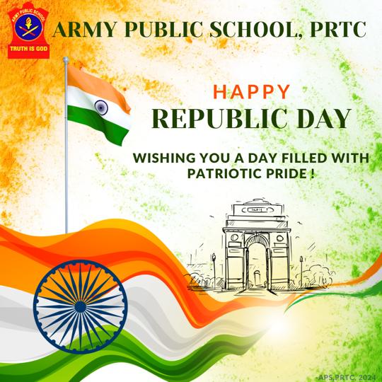 apsprtcbangalor's tweet photo. Glimpses of Republic Day filled with patriotic fervour and pride at Army Public School, PRTC.
#apsprtc
#RepublicDay2024
#RepublicDayIndia https://t.co/3njQJp9BCd