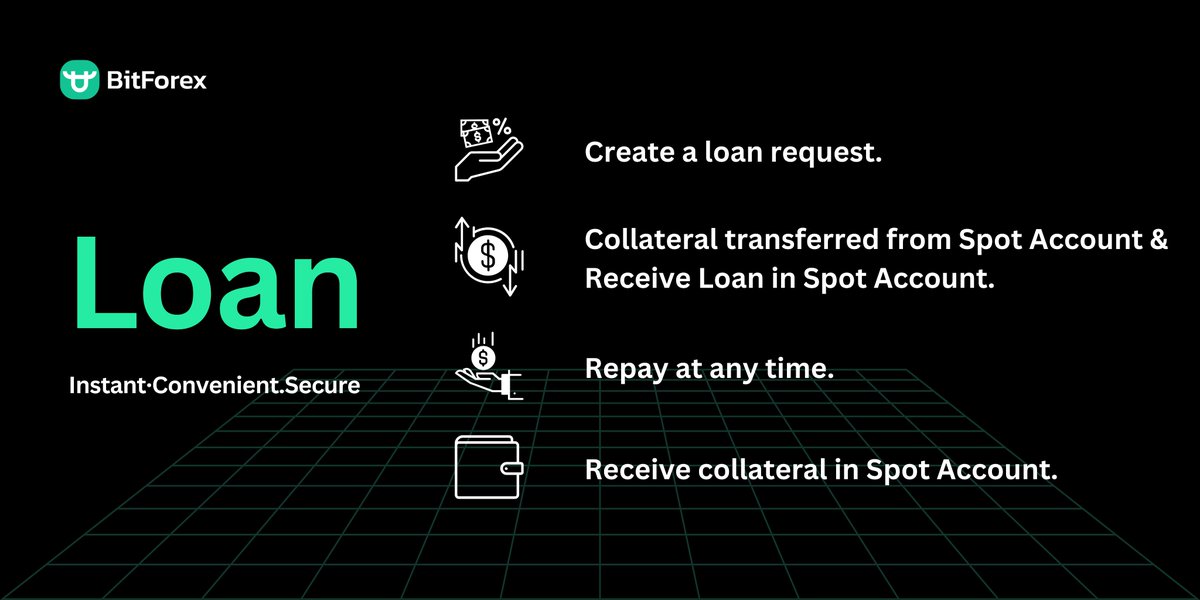 #BitForex loan meets your short-term liquidity needs. Beginner's Guide for BitForex Loans👉114.li/pokvjw