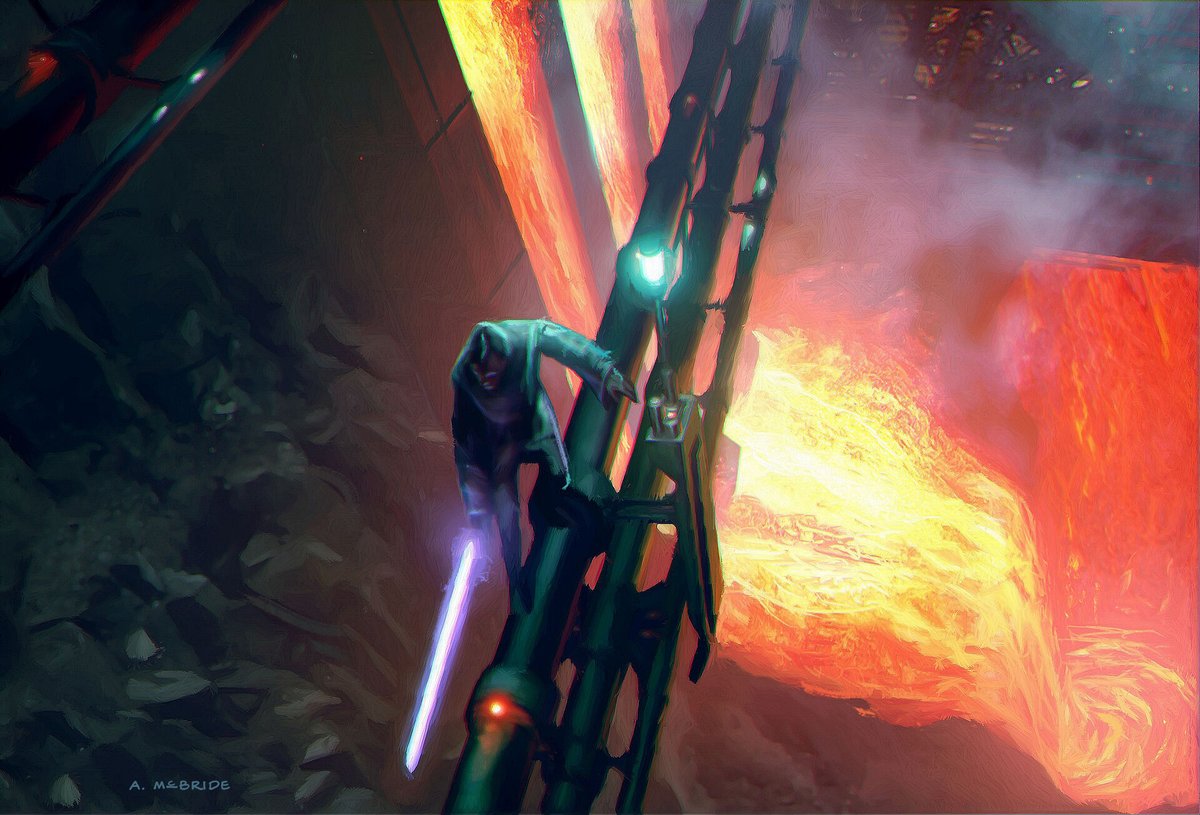 Star Wars: Revenge of the Sith concept art by Aaron McBride