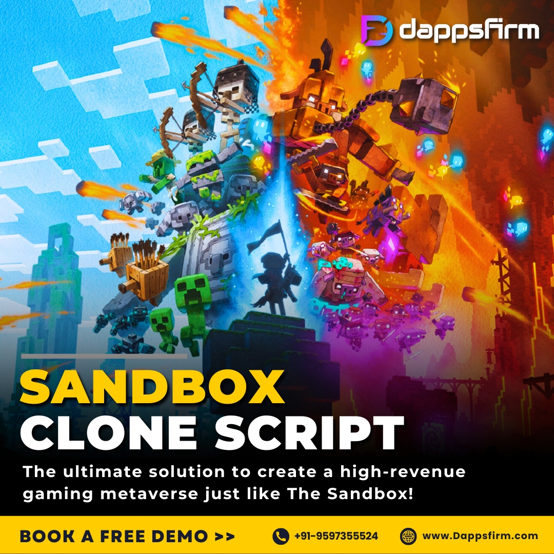 dappsfirm's tweet photo. Are you ready to #boost your revenue? ๐ฐDappsfirmโs Sandbox Clone Script - the ultimate solution to create a high-revenue #gaming #metaverse just like The #Sandbox!๐น๏ธ
Book a free demo >>
๐ - https://t.co/FhtnfyZAse
#SandboxClone #GamingMetaverse #NFTs #Metaverse #CryptoNews https://t.co/QcHI48IopF
