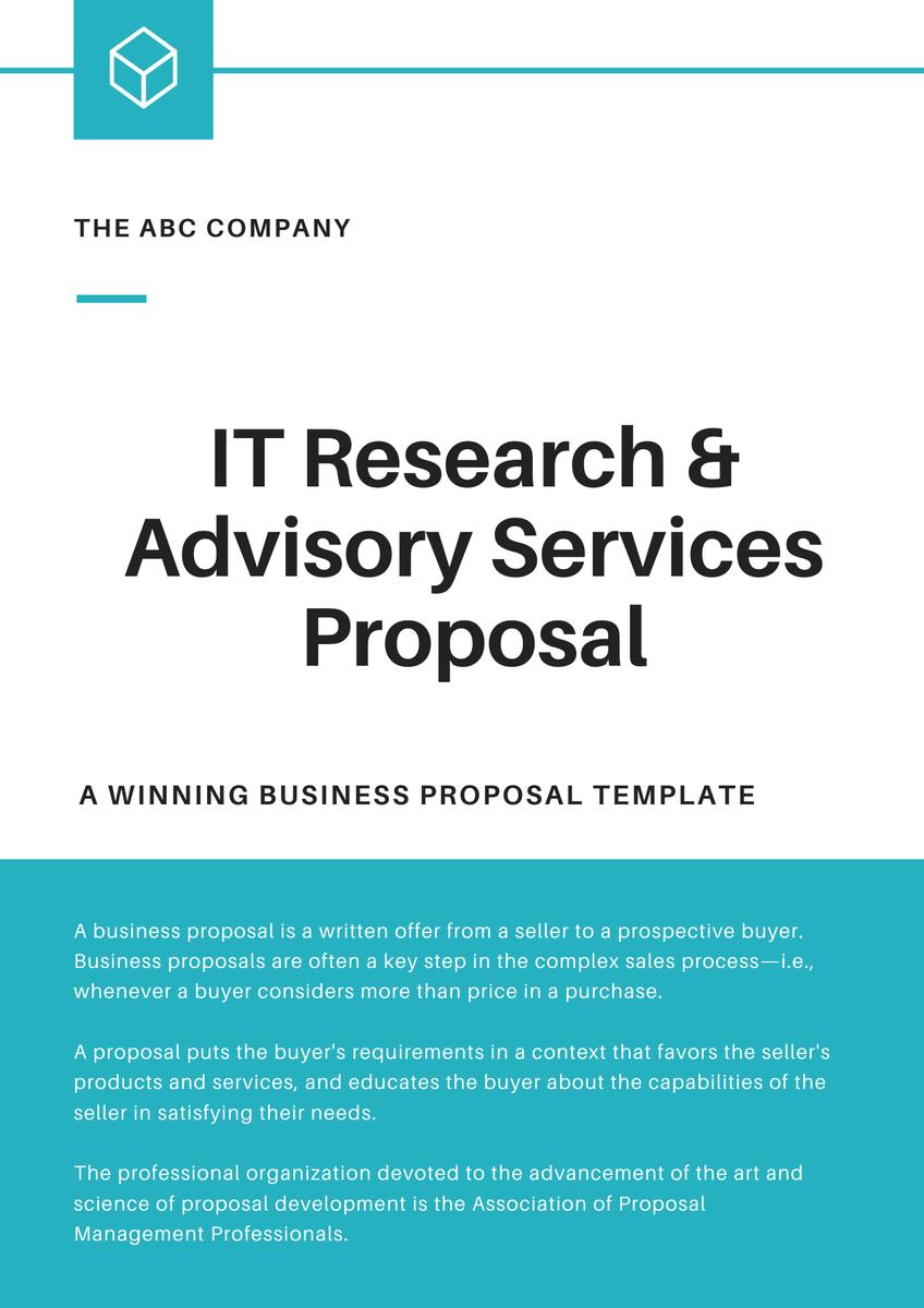 IT Research and Advisory Services Proposal #Template Don't start from scratch again by writing paragraphs almost every rfply.com/it-research-an… #BusinessProposal #ExpressionofInterest #RFPproposalWriting #RequestforProposal #Proposaldesign
