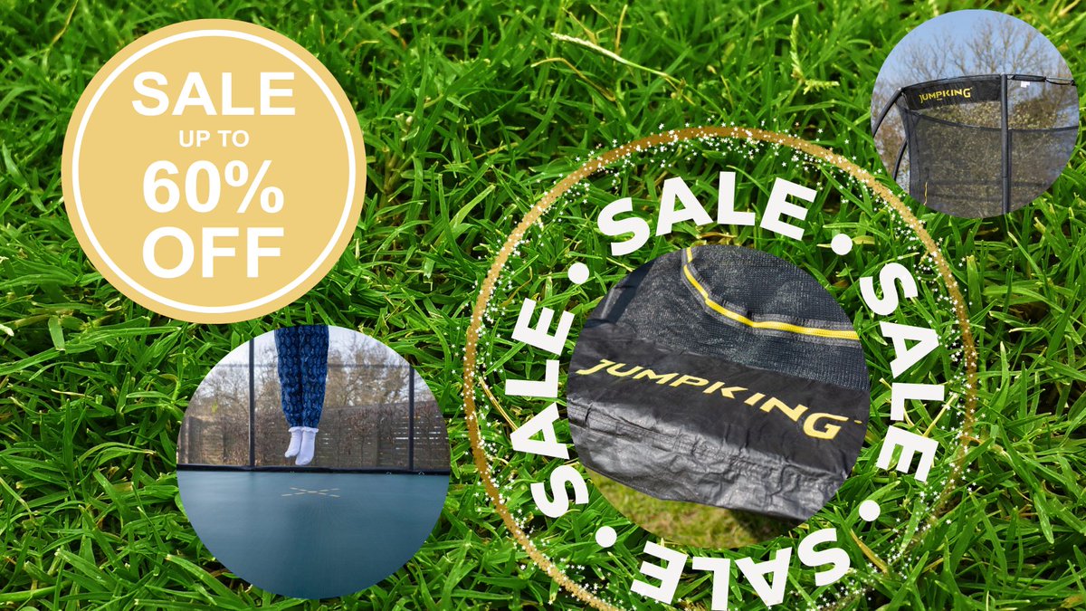 Discounts on ALL our trampoline nets, beds and pads 🏷️

Have storm winds damaged your JumpKing? 
Repair with our spare parts
Hurry whilst stocks last!

jumpking.eu/trampoline-spa…

#JumpKing #JumpKingTrampolines #TrampolineEnclosure #TrampolineSpares #TrampolineNet #TrampolineParts