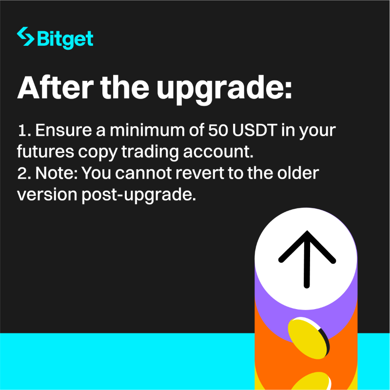 bitget's tweet photo. Want to mirror proportions in #CopyTrading?
π‘Unlock smart copy with just a few steps!
β
Join the future of seamless trading.
Details: https://t.co/3XenM9XtOA
#FuturesCopyTrading