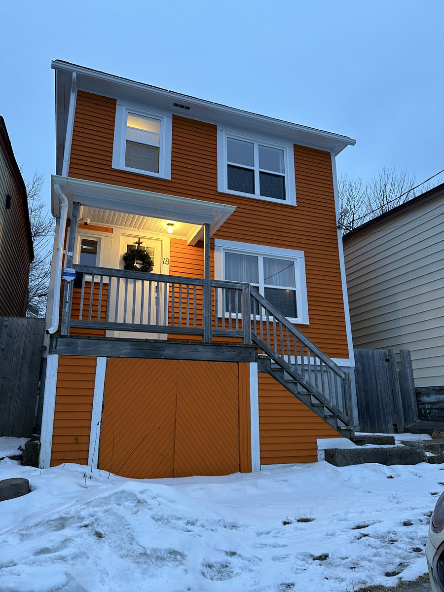 Colourful houses are the staple of St. John’s. I call this one Dorito Dust Orange.