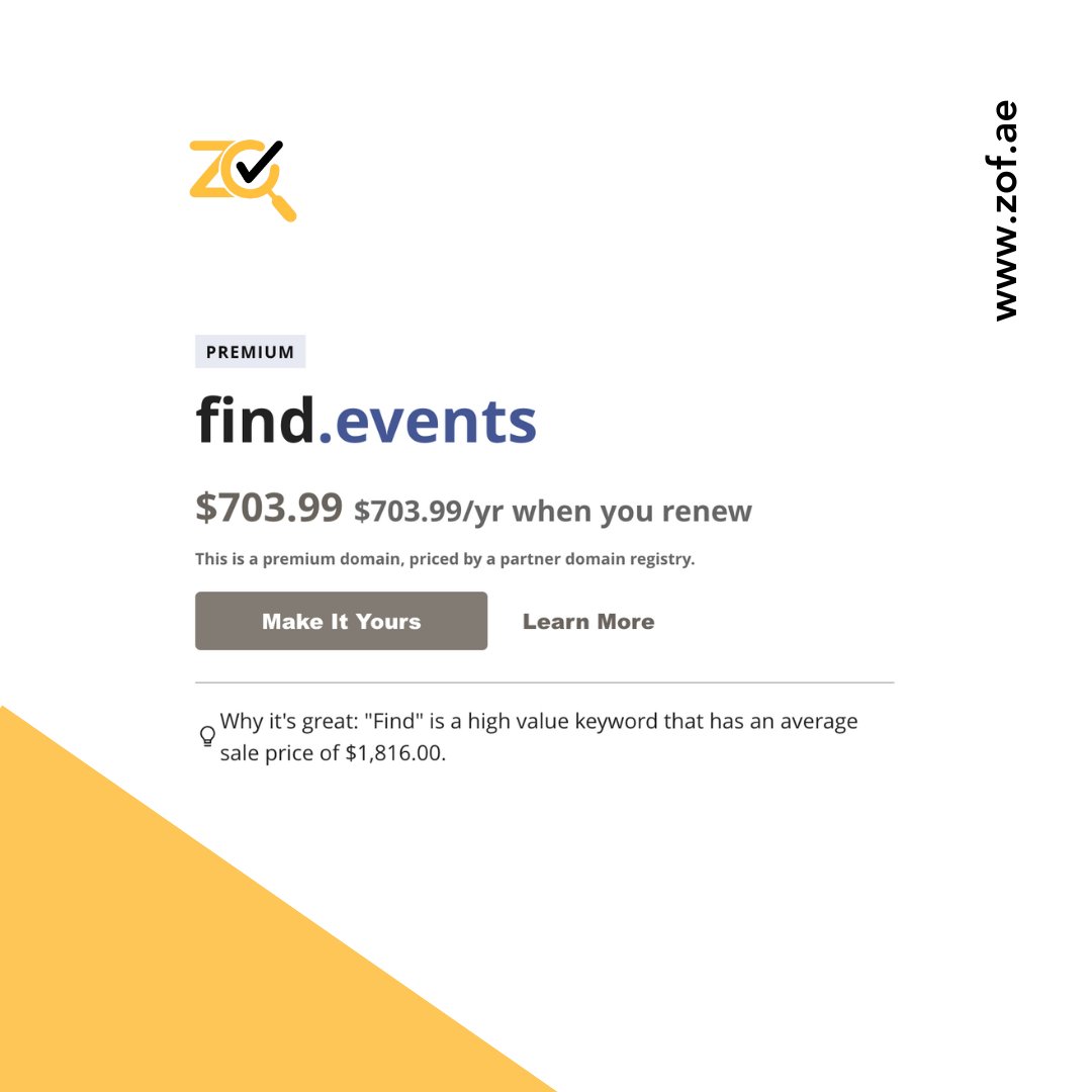 zof_ae's tweet photo. Explore the ideal online destination for event enthusiasts with https://t.co/zopElPsSo8! This premium domain is your gateway to success in the bustling world of event planning. #FindEvents #EventPlanning #CommunityGathering #DigitalExperiences #EventListings #DiscoverEvents https://t.co/llGytZJAD3