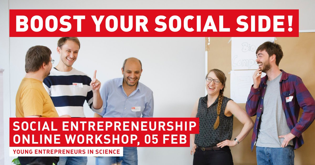 How can entrepreneurs synergise social responsibility and financial interests? In this @yeis_fw workshop for PhD students, we will look behind the broad meaning of social entrepreneurship. Register until 30.01.2024: falling-walls.com/yes/workshop/s… @UniBonn @h_bonnrheinsieg
