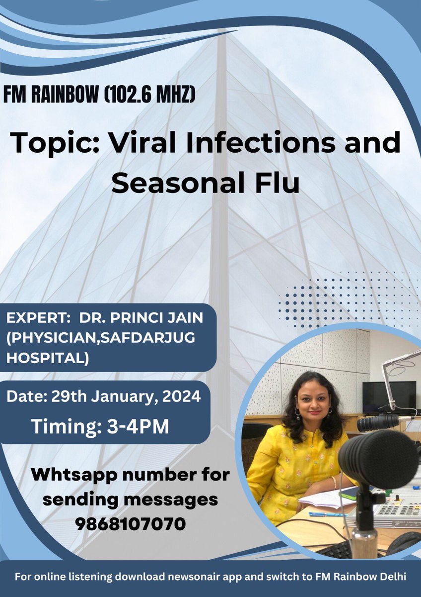 Viral Infection और seasonal flu से related कोई भी doubt हो तो पूछ लीजिए आज की Radio Doctor से #disease #Health #fitness #RJMala