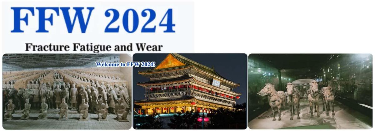 #mdpimetals #conference 

🎉We are pleased to share the conference: The 12th International Conference on #Fracture #Fatigue and #Wear (#FFW2024)  

📆 28–31 July 2024, Xi'an, China  

🔗mdpi.com/journal/metals… 

We look forward to your participation!