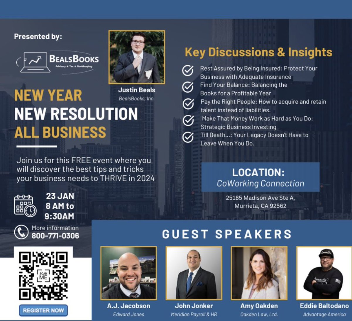 Eddie_Insurance's tweet photo. This is your LAST CHANCE 😲   "New Year, New Resolutions, All Business." 🔥 Don't miss out on the action! 
Secure your spot now by clicking on the link below:
https://t.co/sgX2rZvTtO https://t.co/0tyGo7qm3r
