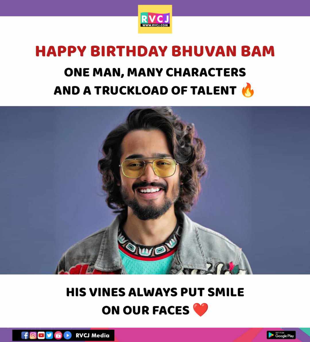 Happy Birthday Bhavan Bam

#bhuvanbam #bbkivines @Bhuvan_Bam