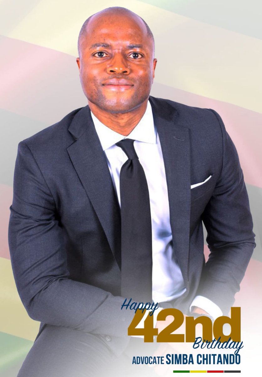 22 January 2024: grateful to be 42 today. The gift of age is wisdom &amp; humility. Health is wealth. Family is everything. My life is for Zimbabwe 🇿🇼 🇿🇼🇿🇼.