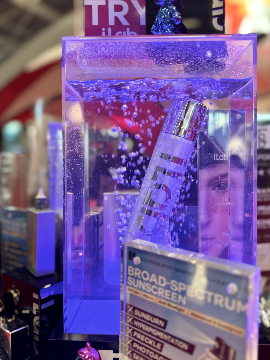 iLab101's tweet photo. The Paris Dive Show in 2024 has come to an end. The show is the event of the year for all diving professionals and lovers.

As a skin care brand loved by extreme sports enthusiasts, iLab’s Max-protection series of sunscreen products were the most popular at the show. https://t.co/B4cWSvpeyN