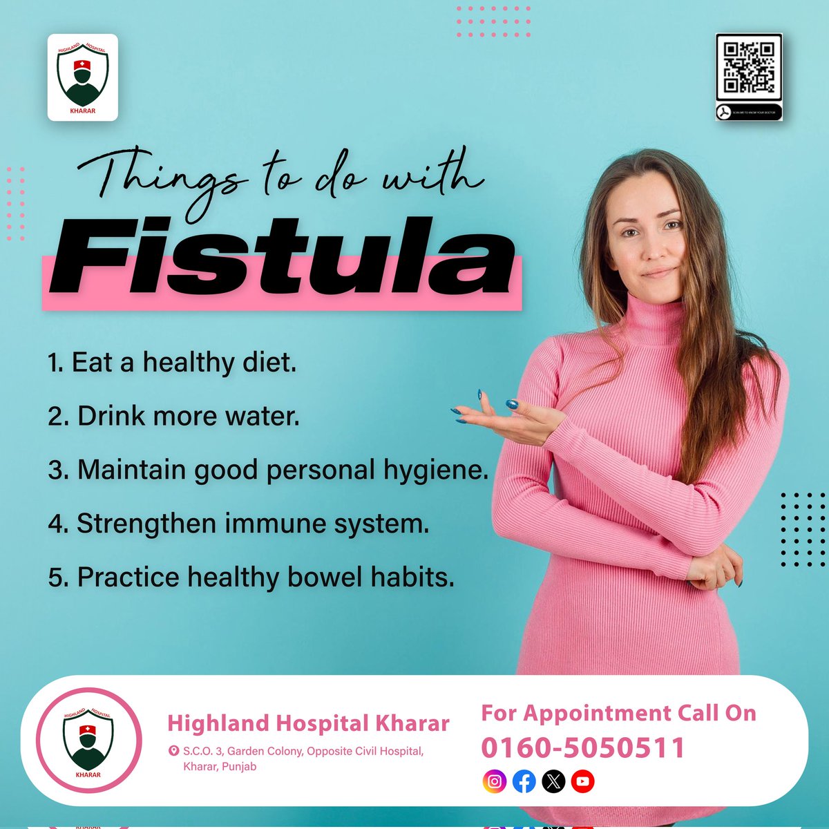 🔬Fistula can be a challenge, but at Highland Hospital Kharar, we're here to guide you every step of the way. L
#HighlandHospitalKharar #FistulaCare #HealthcareHeroes #PatientFirst #HealthJourney #FistulaAwareness #HealthcareTips #MedicalGuidance #HealthcareIndia #Drjatindersingh